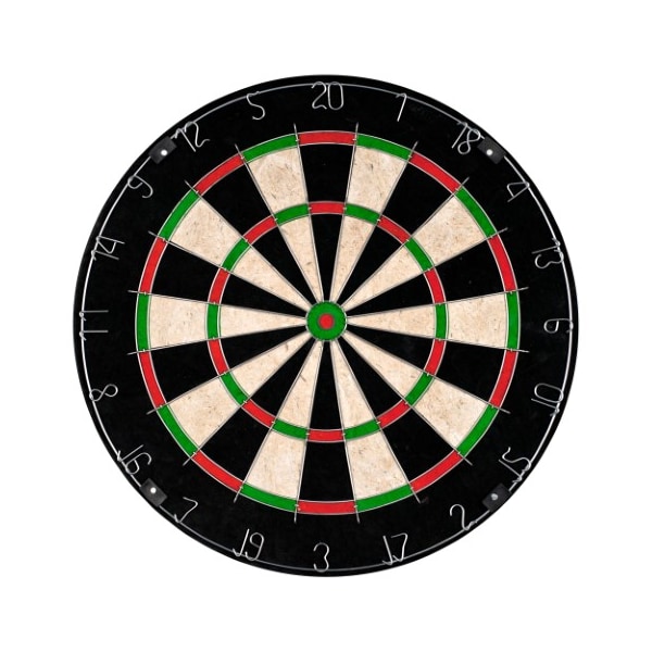 Toy Time Toy Time Tournament Size Dartboard, 18-Inch Diameter Self-Healing Bristle Fiber with Wire Divider 968447OEH - main